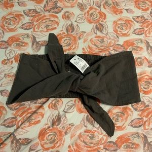 Kendall + Kylie green tie bandeau size large NWT